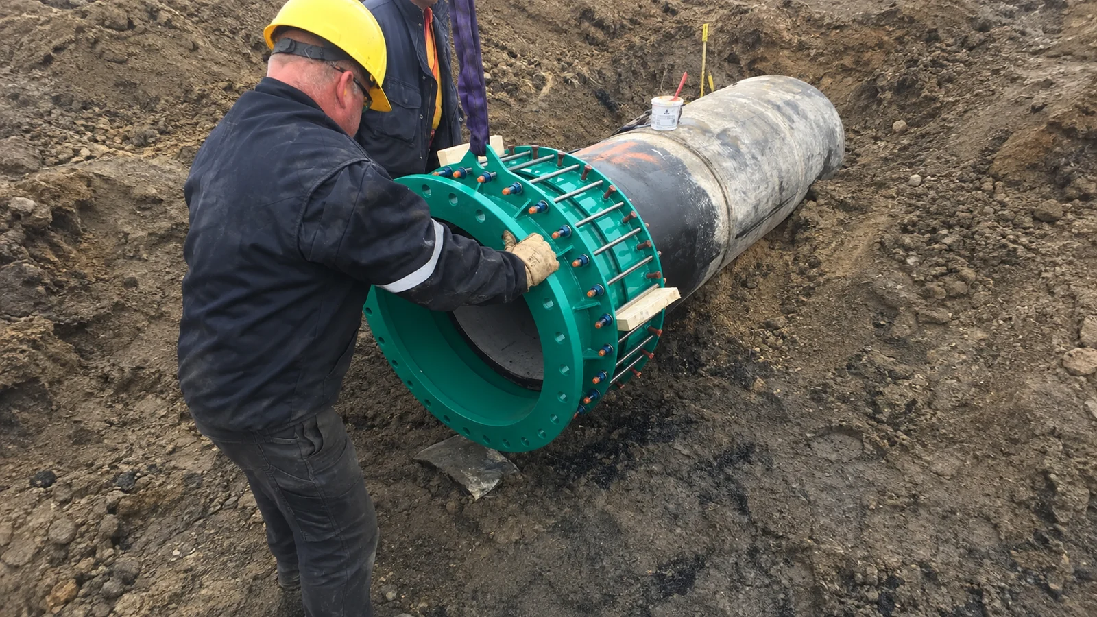 Custom couplings for a Saskatchewan potash mine — AI-expanded original project photograph
